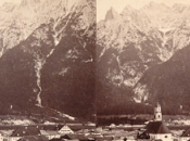Photographie: stéréoscopie Mittenwald dans années 1860