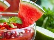 Gaspacho tomates pastèque menthe