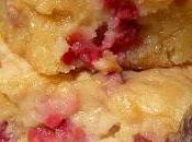 Brownies chocolat blanc framboises