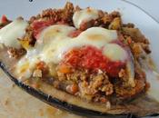 Aubergines farcies viande hachée