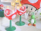 verres Mario (fleurs Piranha