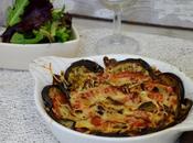 Gratin d’aubergine tomate béchamel