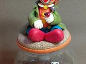 modelage &quot;Clown&amp;quot; porcelaine froide