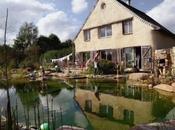 Jardin bassin baignade privatif naturel sans béton