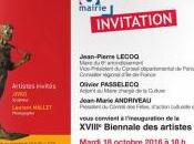 Mairie PARIS XVIII Biennale artistes partir Octobre 2016