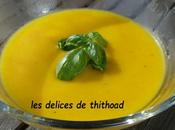 Velouté potimarron coco pour escapade cuisine