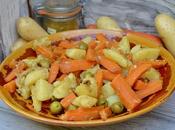 Tajine carottes, pommes terre olives vertes