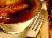 Languettes tortillas grillées compote pommes