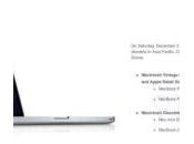 MacBook Mini Apple rendre obsolètes certains modèles