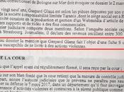 Mais veut faire taire Gaspard Glanz