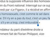 "Les homosexuels, c'est comme sel."