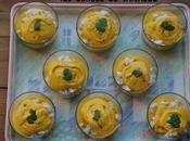 verrine crème potimarron crabe