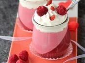 Recette pour Saint-Valentin verrines "maison" framboise