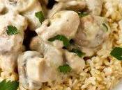 Poulet champignons creme fraiche avec cookeo