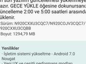 Mise jour vers Android Nougat dispo pour Galaxy Note5