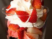 coupe glacée fraises