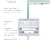 iPad (iOS comment débloquer activer clavier flottant