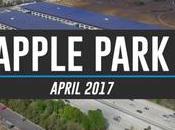 Apple Park ouvrir portes drone nous montre petite vidéo l’avancement