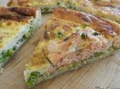 Quiche saumon petits pois