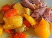 Jambonneau, carottes, pommes terre épices pour Nonna