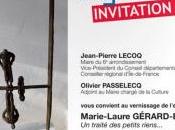 Mairie PARIS exposition Marie-Laure GERARD-BECUWE traité petits riens partir 2017