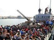 gardes-côtes libyens interceptent embarcation transportant environ migrants