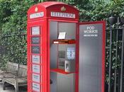 Londres cabine téléphonique rouge devient mini-espace travail louer