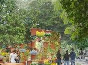VAL’HOR Découvrez Jardins, Jardin Paris, Tuileries, juin 2017, pots-M imaginé paysagiste concepteur Michel Pena, partenariat avec l’AJJH
