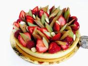 Tarte Rhubarbe fraises Claire Heitzler pour fête mères