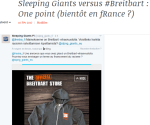 Sleeping Giants France, initiative visible contre haine