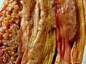 Gâteau renversé rhubarbe avec farine sarrasin