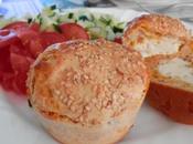 Muffins salés saumon, mimolette coeur babybel
