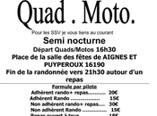 Rando Quad-moto Semi-nocturne l'association Quad Nature Chavenat (16), septembre 2017