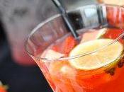 Cocktail tonic fraise