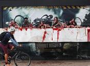 Walking Dead: billboard humain installé Londres