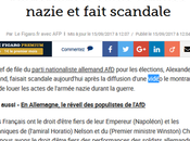 amis allemands #FN, l’#AFD, déclarent leur admiration pour nazisme #antifa