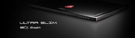 Nouveau laptop chez avec GS63 Stealth