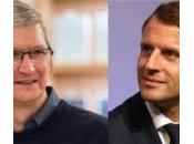 Apple détails rencontre entre Cook Emmanuel Macron