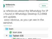 WhatsApp version suggère sortie imminente l’iPad