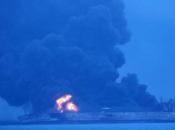 Collision maritime entre navire chinois pétrolier iranien