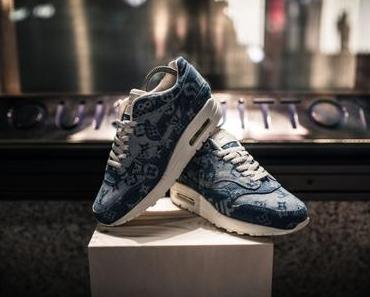 Une Air Max 1 x Supreme x LV custom
