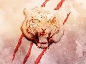 tigre travers cercle papier