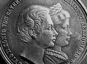 Médaille frappée l'occasion fiançailles Louis avec duchesse Sophie-Charlotte Bavière