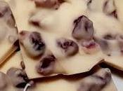 Écorce canneberges, chocolat blanc