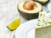 Cheesecake sucré l'avocat citron vert