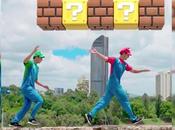 Deux frères réalisent parkour mode Mario Bros