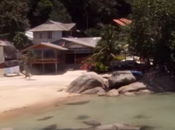 Phangan, Thaïlande, depuis paramoteur