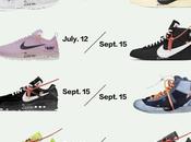 connait désormais l’ensemble dates sorties Virgil Abloh Nike