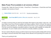 Power Pivot: Maintenant disponible dans toutes versions d’Excel
