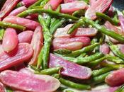 Poêlée radis haricots verts